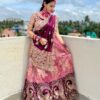 Banarasi Dolo silk langha & jari wark