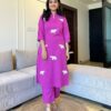 Ethnic Stylish Top Pant set pink