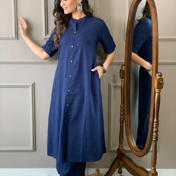 cottan kurta pent set