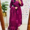 ethnic Heavy Cotton   Pure fine Cotton fabric Embroidery Work Kurti with Pant