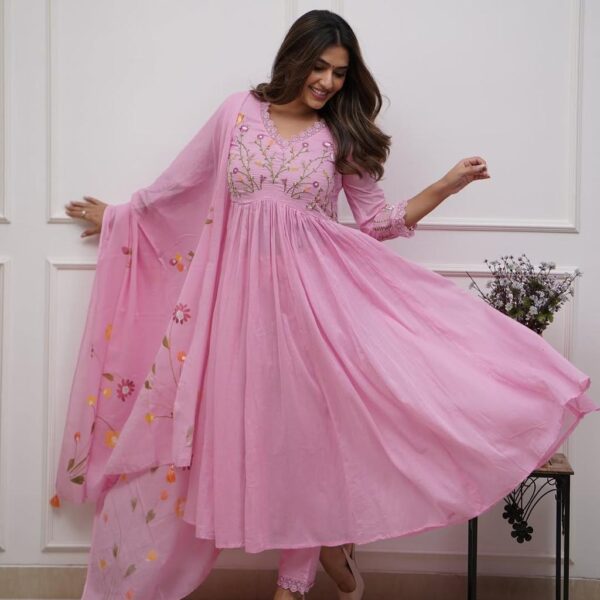 fashion collection the strength kurta Style made from high-quality cotton, embellished with exquisite embroidery 