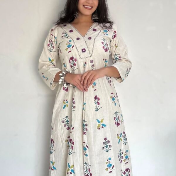 Get festive ready with our new Kurta pant sets with beautiful detailing colours  Fabric cotton flex