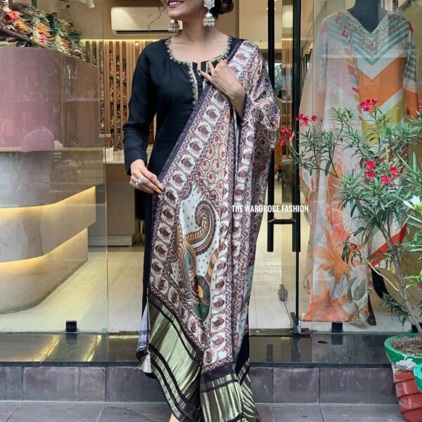 Presenting a New Beautiful Suit With Pent and dupatta set  DESCRIPTIONS TOP FAB COTTON