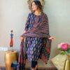 Exclusive process print Stitched Rayon beautiful kurta with pants and dupatta (Copy)